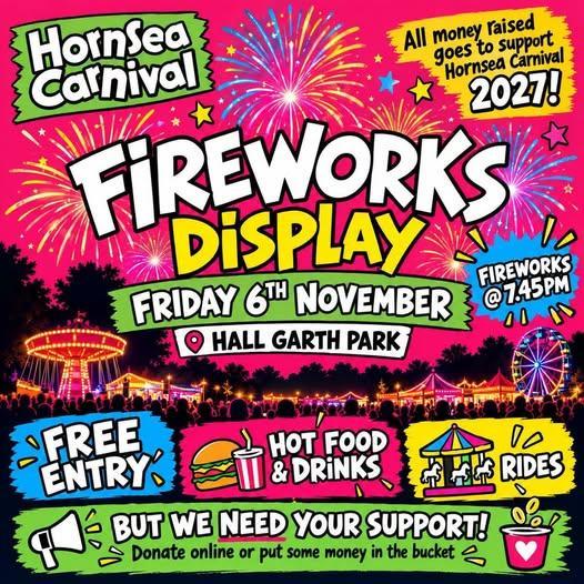Hornsea, East Riding Of Yorkshire 6th November - Coming Events - All ...